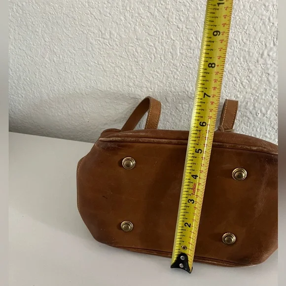 Vintage Dooney & Bourke brown leather bucket bag - Picture 10 of 14